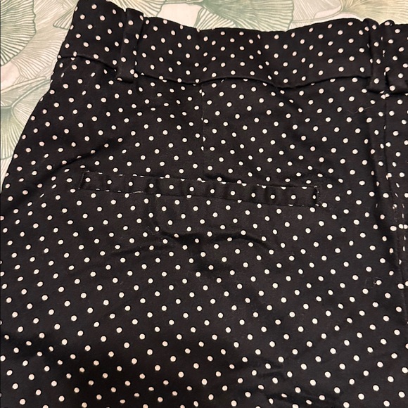 H&M Black and White Polka Dot Straight Leg Pants - Picture 3 of 7